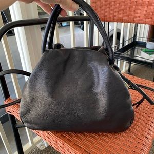 Hobo International “Darling” Black Lamb Leather crossbody Satchel-Gorgeous